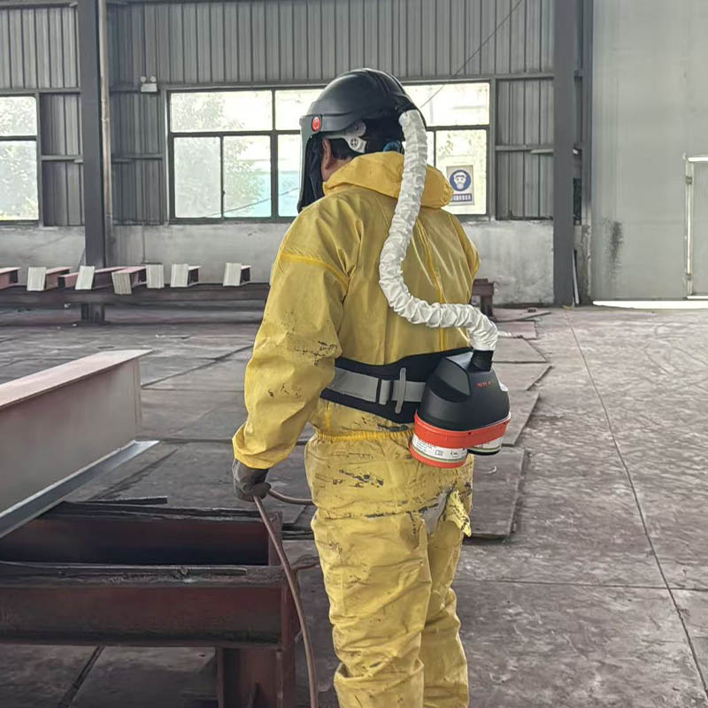 NOWY respirator PAPR AIR BXH-3002 z kaskiem do malowania